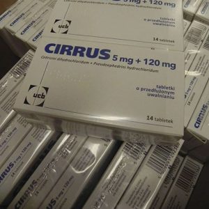 Cirrus 120mg Pseudoephedrine HCL